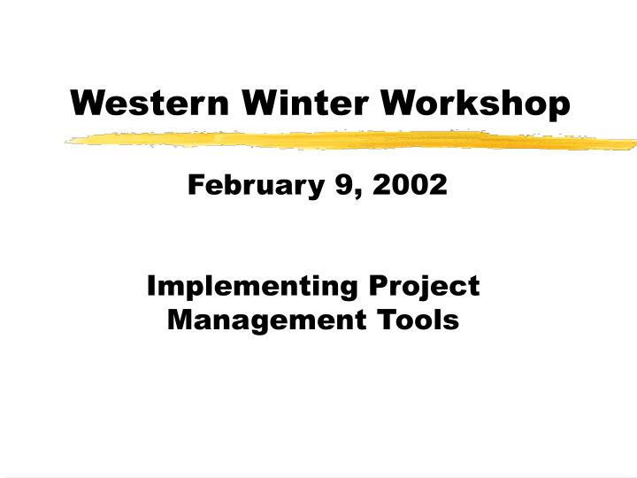 PPT Western Winter PowerPoint Presentation, free download