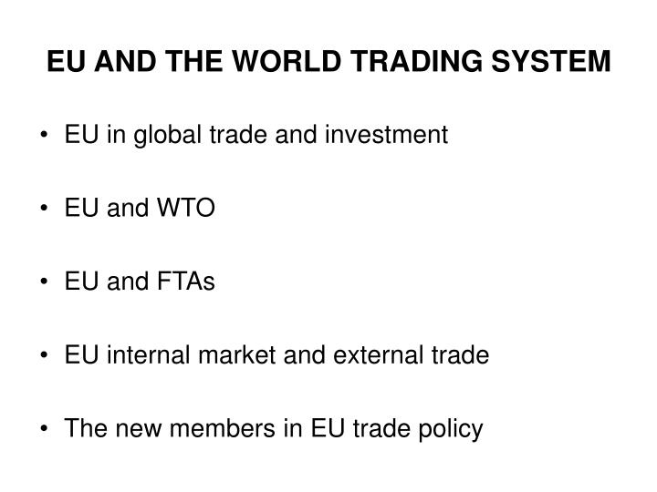 European trading system