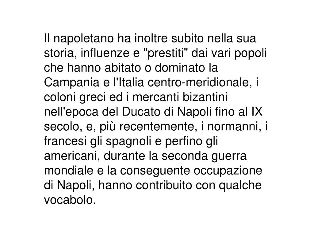 Napoli Language PPT - Libera Pluriversità di Napoli Non è Ufficiale ma Vera Napoli ...