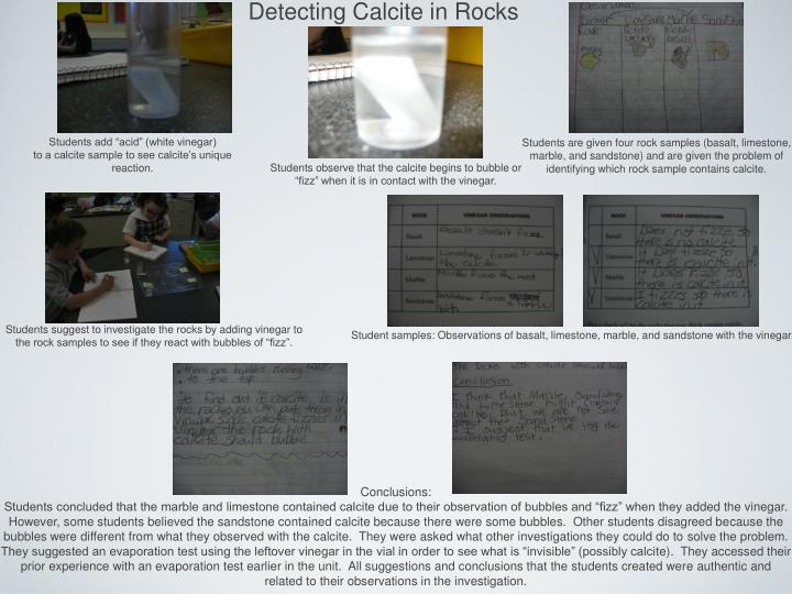 PPT - Detecting Calcite in Rocks PowerPoint Presentation, free download ...
