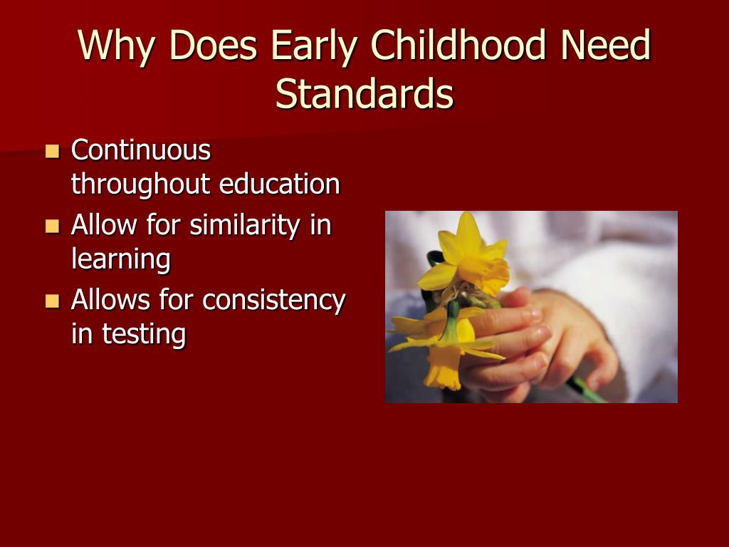 PPT Early Childhood Standards and Special Education PowerPoint