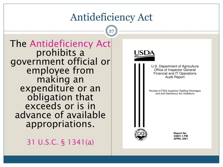 Anti Deficiency Act _ Anti-Deficiency – AZZU