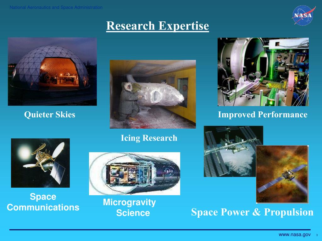 Nasa Reseearch PPT - NASA GLENN RESEARCH CENTER Tomorrow Begins Here! PowerPoint ...