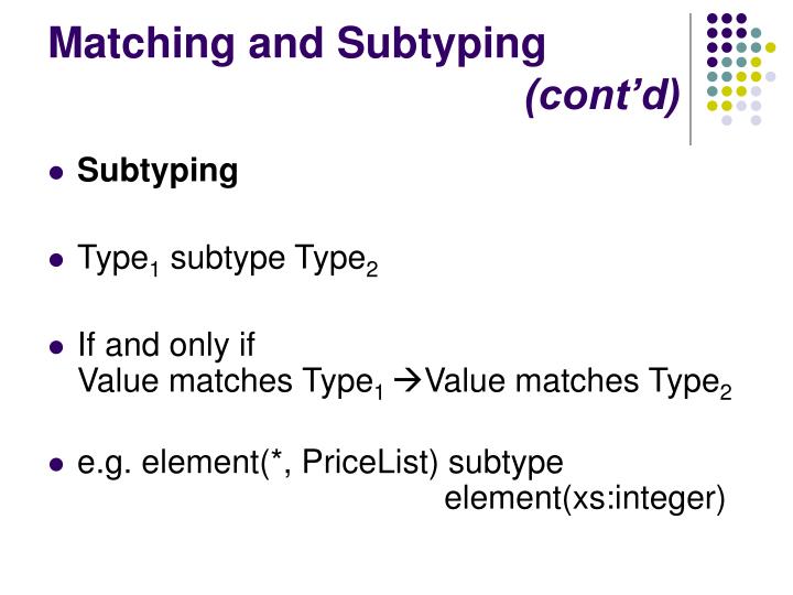matching type matching type