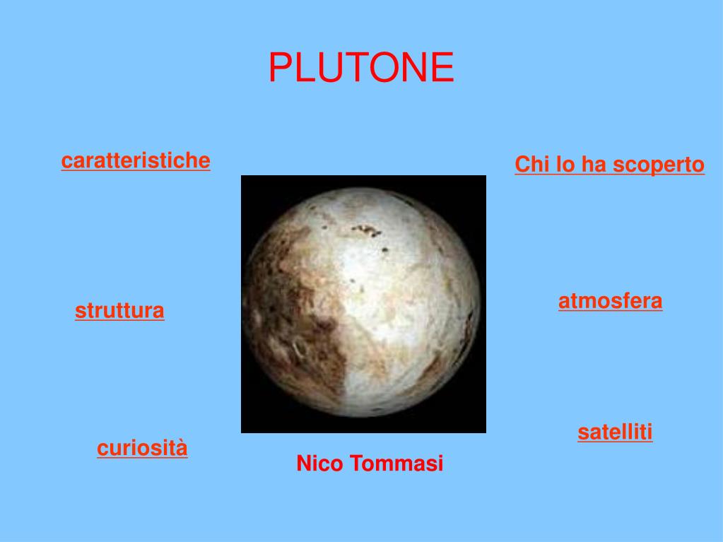 Quanto Dura Un Giorno Su Plutone PPT - PLUTONE PowerPoint Presentation, free download - ID:3503723