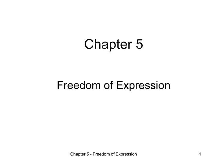 freedom of expression and association freedom of expression and association