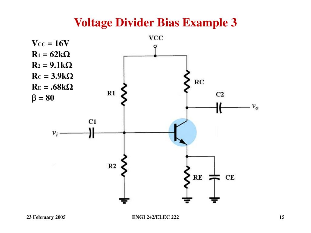 PPT Voltage Divider Bias PowerPoint Presentation, free download ID