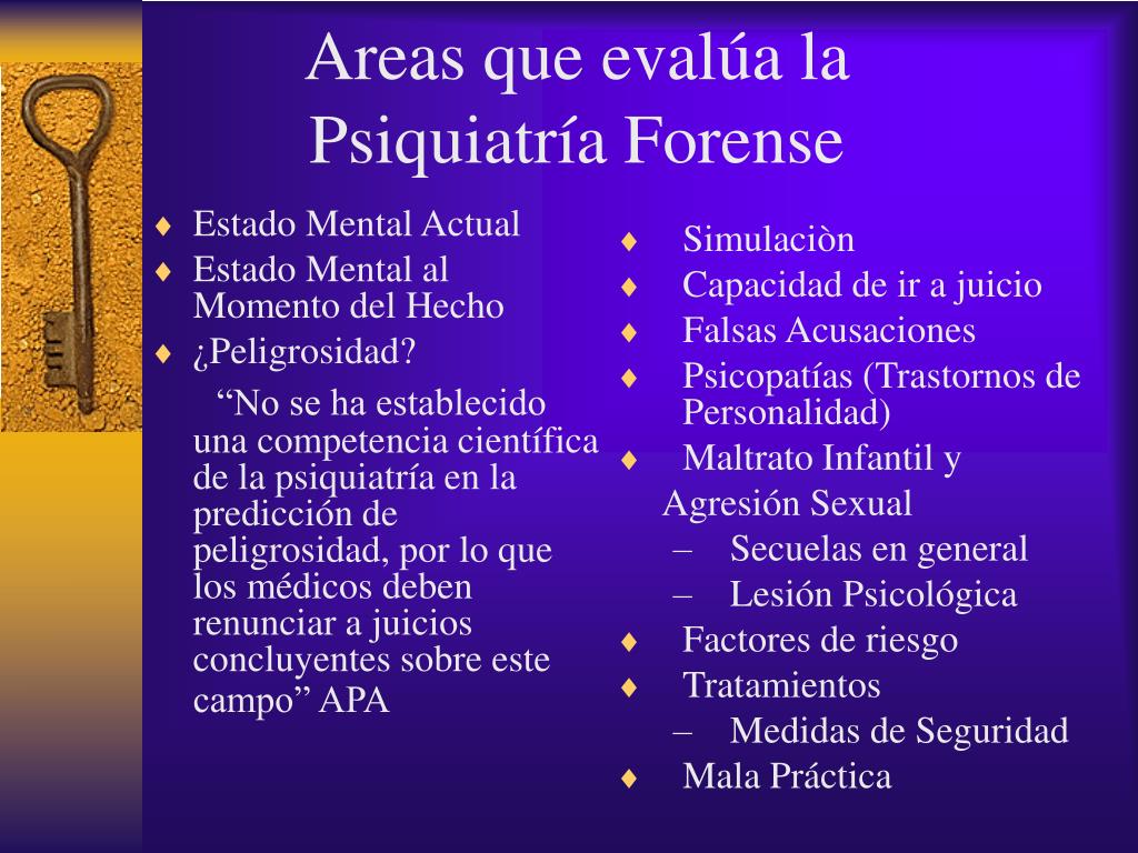 PPT - PSIQUIATRIA FORENSE PowerPoint Presentation, Free Download - ID ...