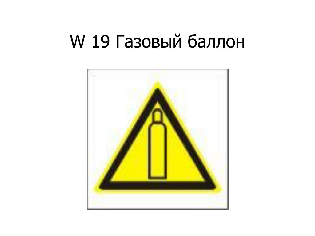 Газ знак на карте