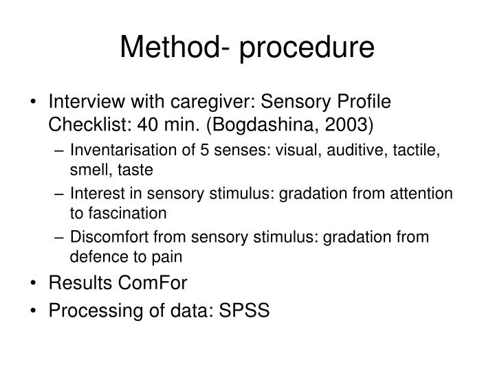 PPT Sensoryperceptual impairments in persons with PPT Sensoryperceptual impairments in persons with