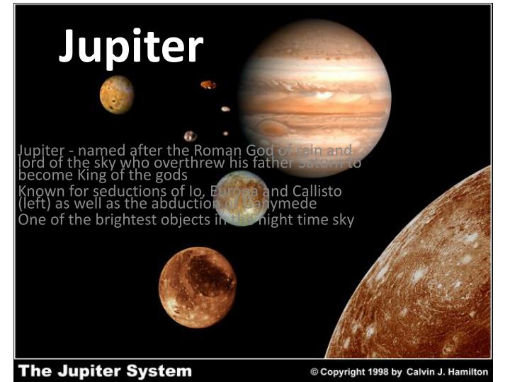 presentation of jupiter