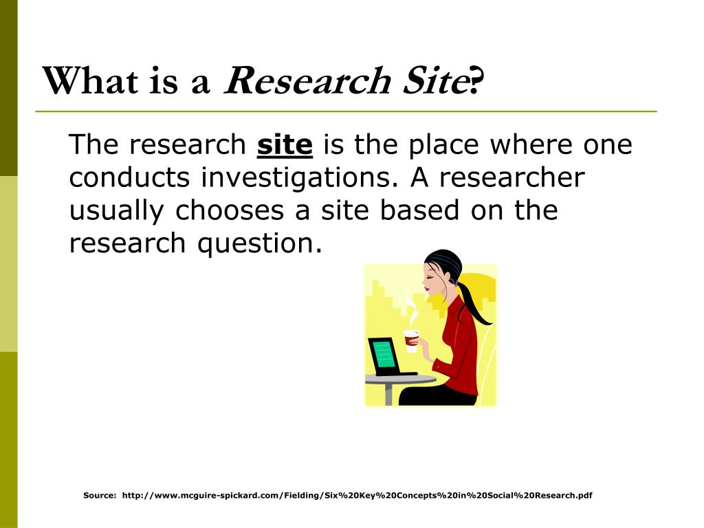 study site in research pdf