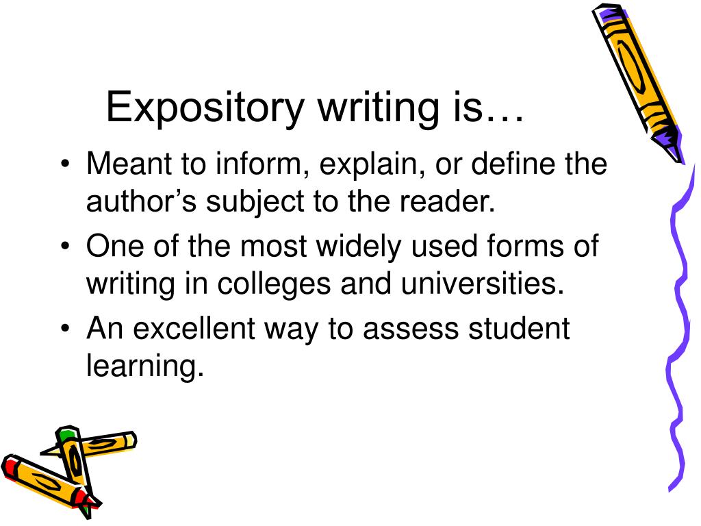 types of expository writing ppt