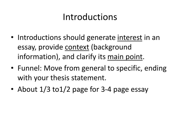 intro of essay Learn the method for writing the perfect essay introduction a good introduction makes writing an essay easy and reading it fun and youll get a better grade, too. intro of essay Learn the method for writing the perfect essay introduction a good introduction makes writing an essay easy and reading it fun and youll get a better grade, too.