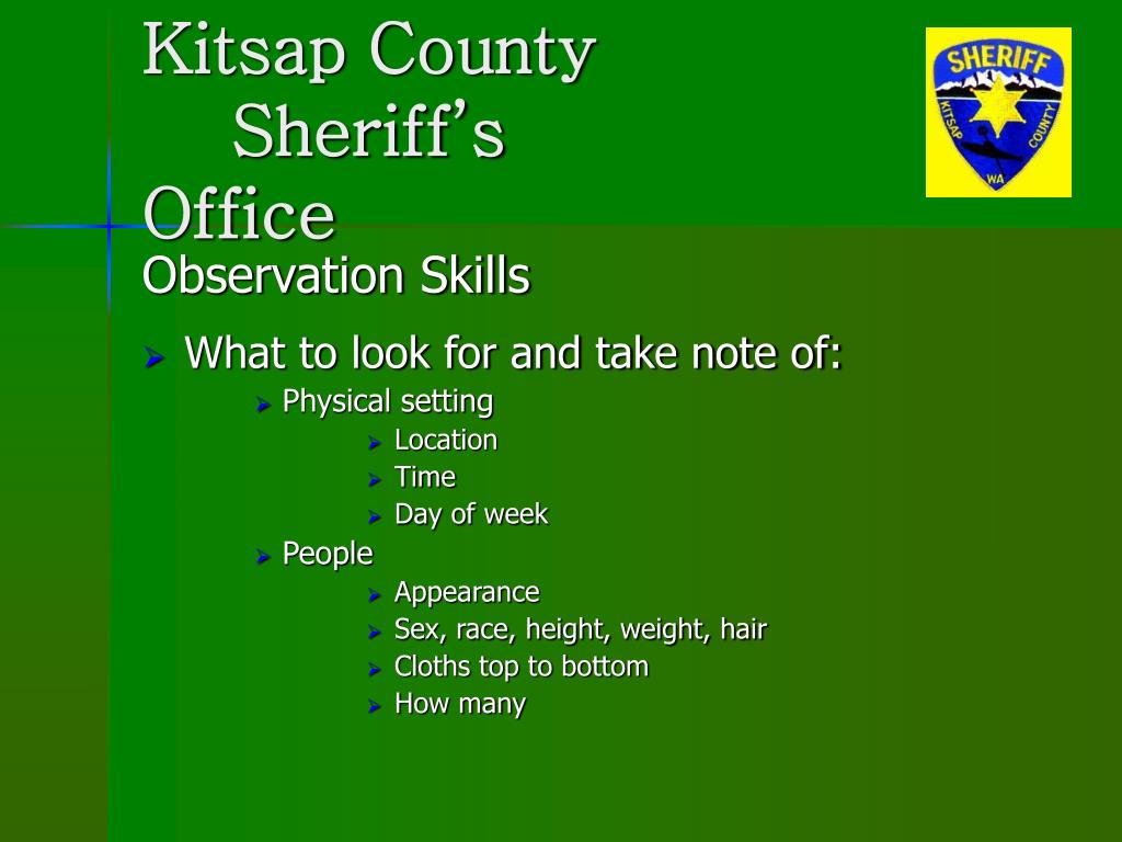 PPT Kitsap County Sheriff’s Office PowerPoint Presentation, free