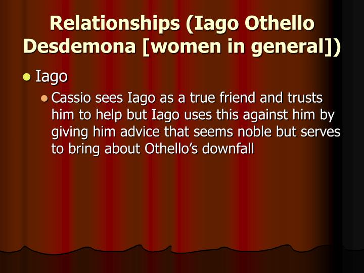 presentation of iago in othello presentation of iago in othello
