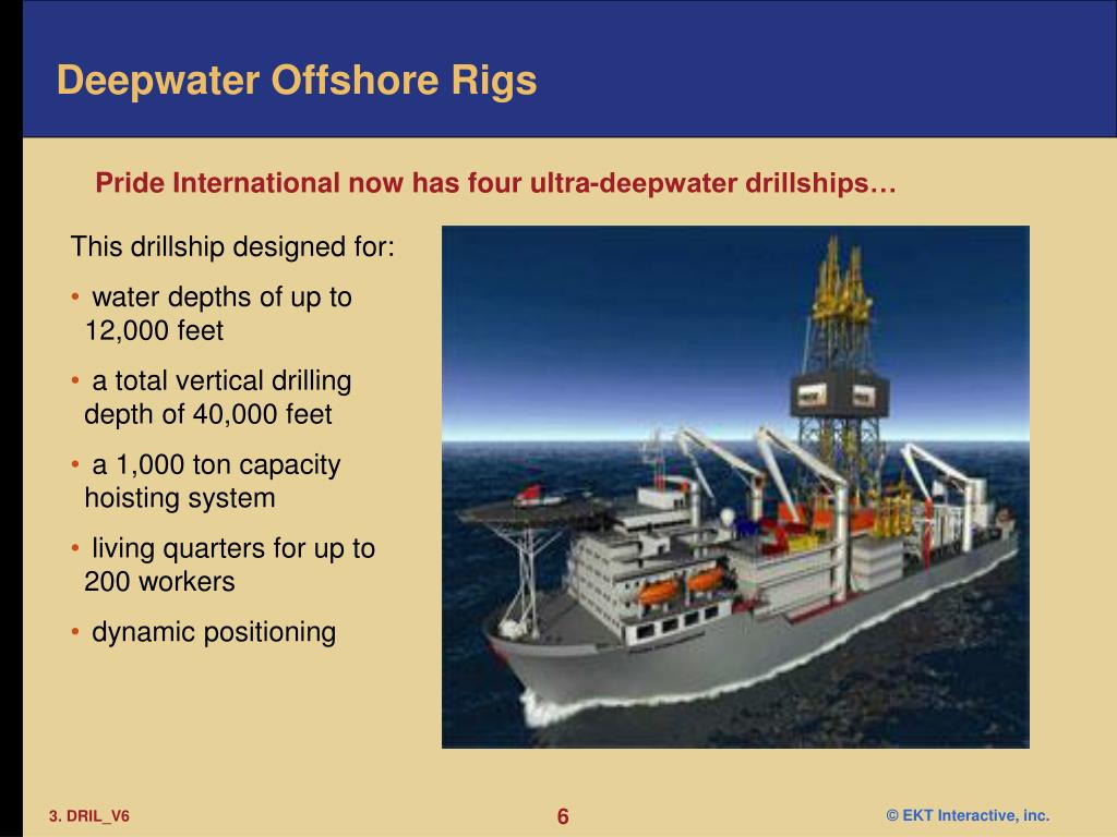 PPT Upstream Oil & Gas Operations Drilling Rigs Well Construction