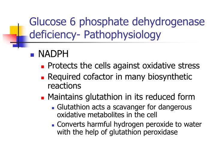 Glucose 6 Phosphate Dehydrogenase Deficiency Symptoms – NITB