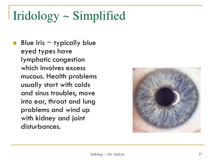 iridology simplified
