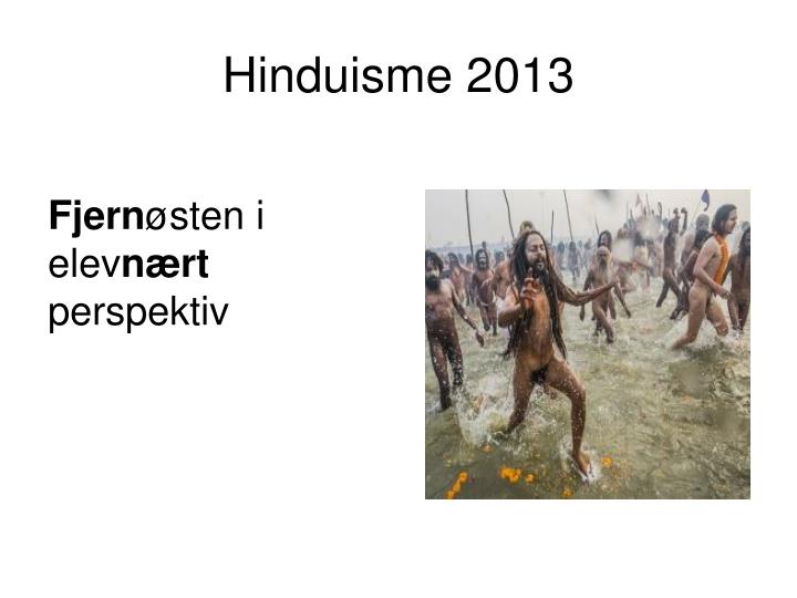 hinduisme 2013 n.