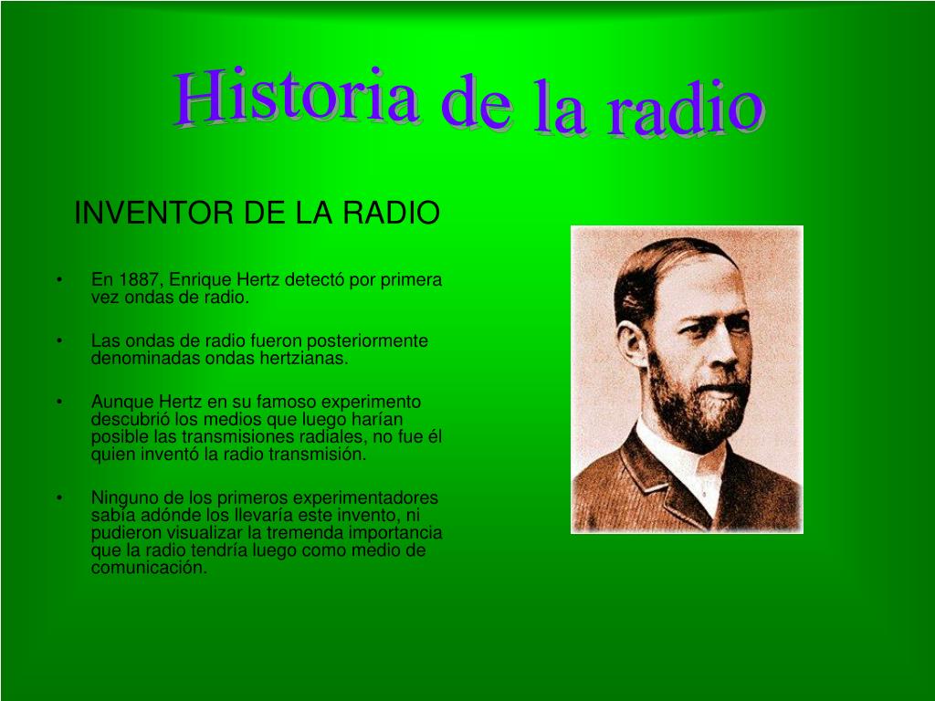 PPT - La radio PowerPoint Presentation, free download - ID:3521362