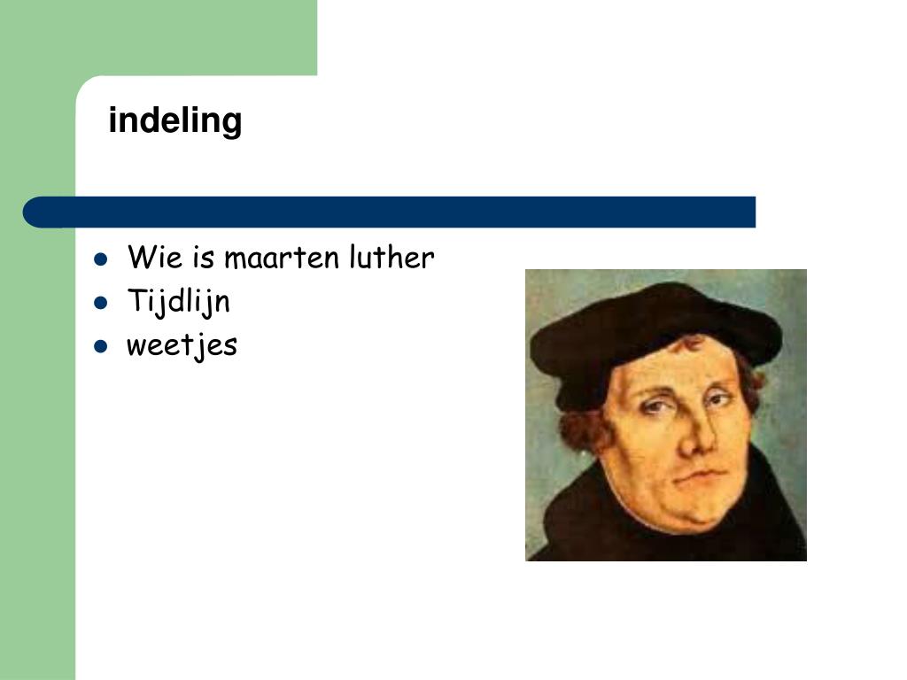 Wie Was Maarten Luther