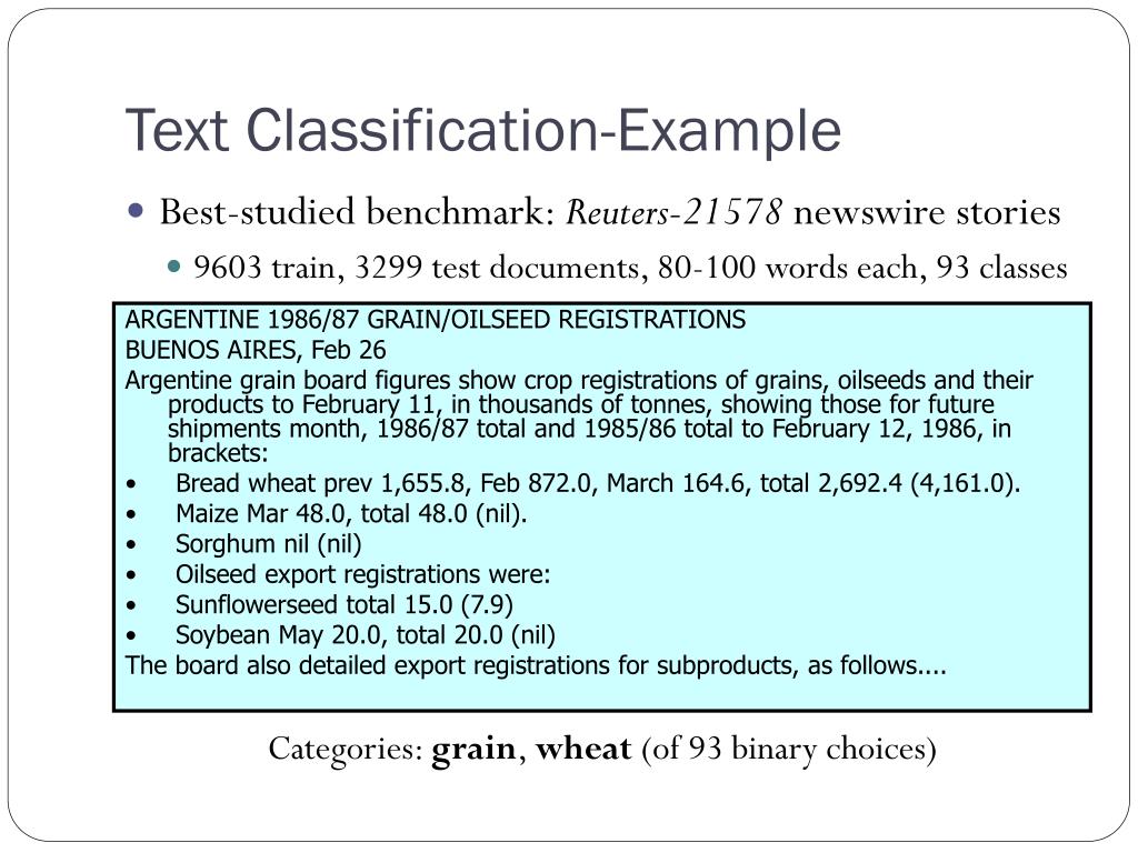 text classification thesis