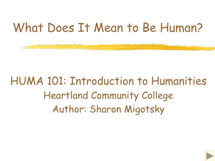 What It Means to Be Human by Joanna Bourke