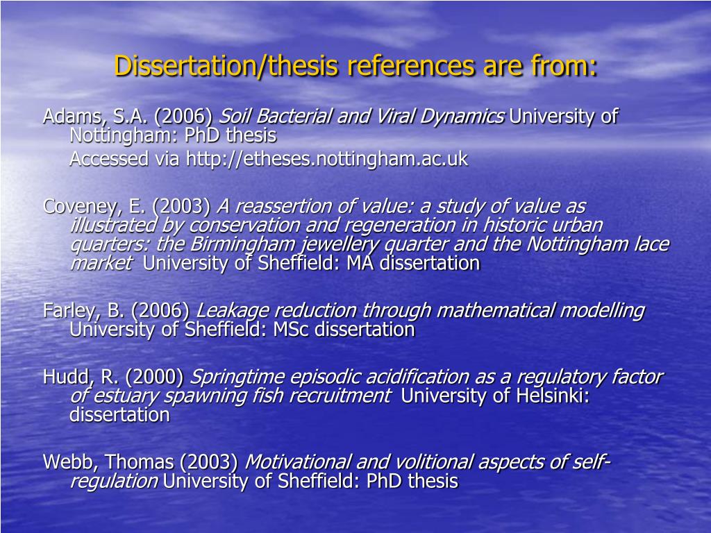 nottingham phd thesis guidelines