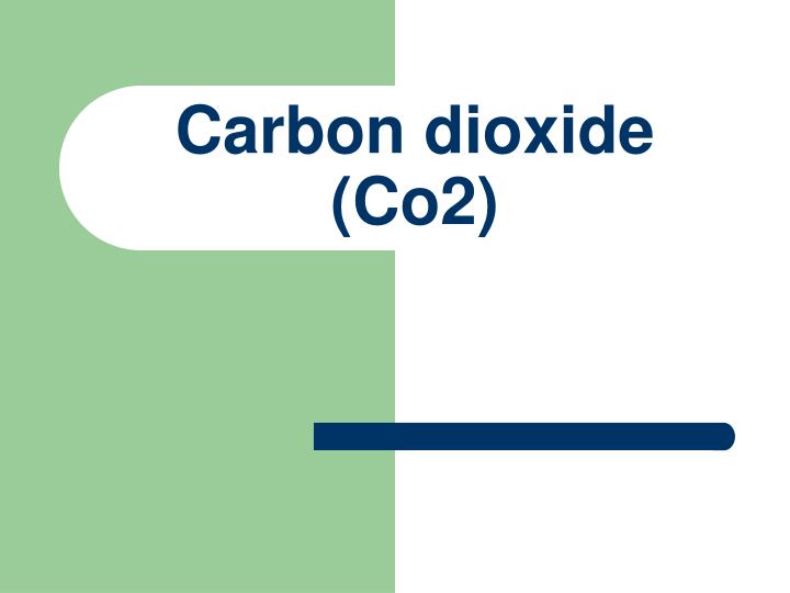 carbon dioxide co2 n.