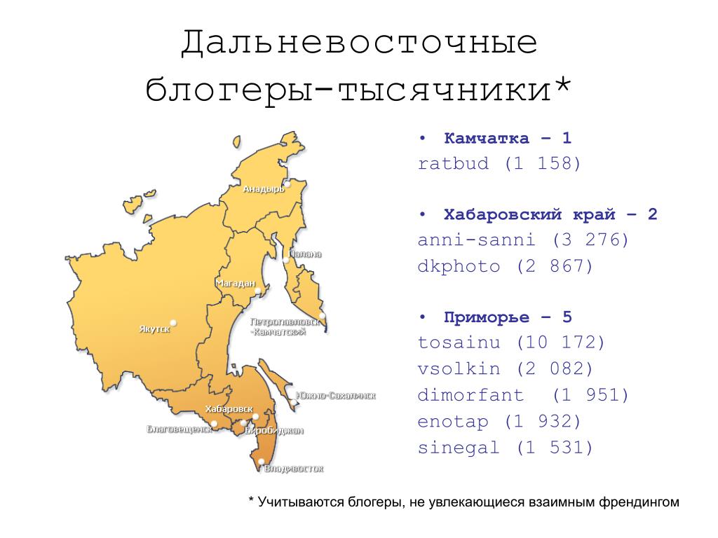 Дальневосточная условия. Дальневосточный блогер.