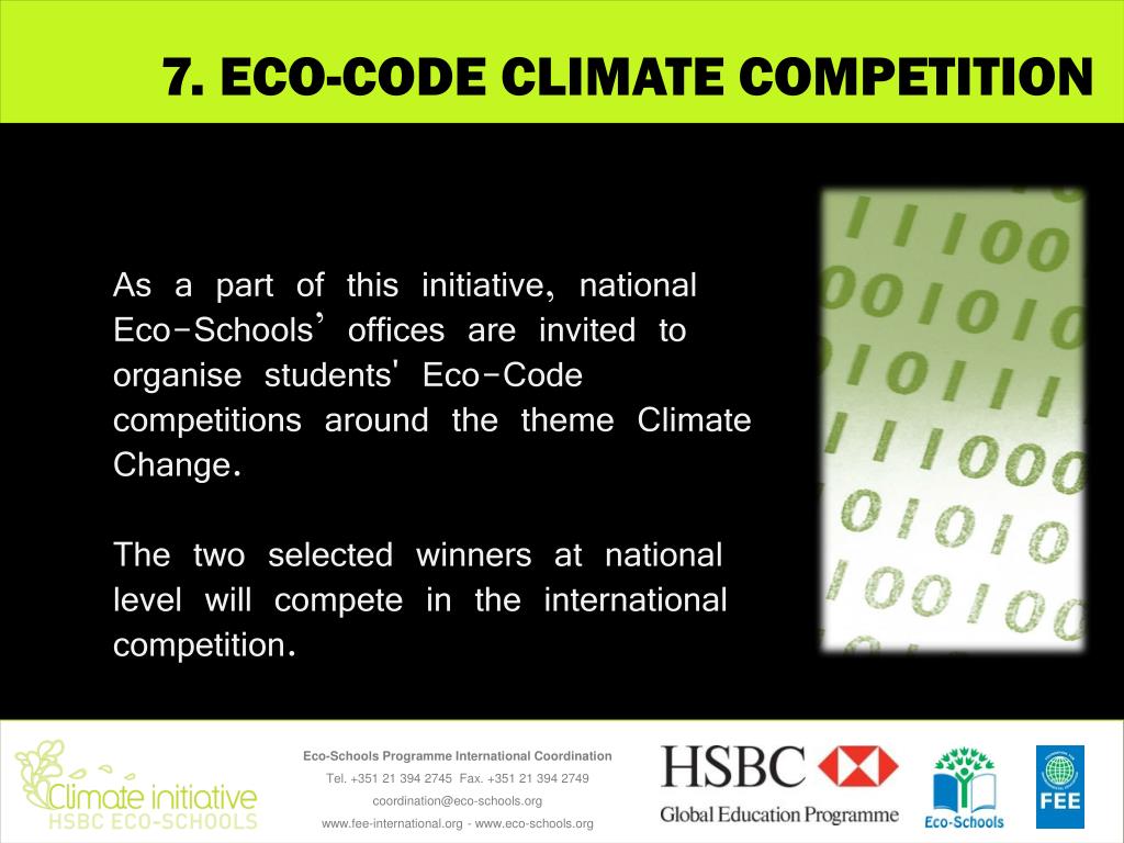 PPT - HSBC ECO-SCHOOLS CLIMATE INITIATIVE PowerPoint Presentation, free ...