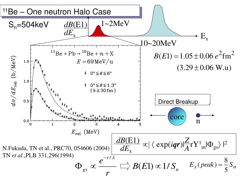 Ppt Coulomb Breakup Of The Two Neutron Halo Nucleus 11 Li Powerpoint Presentation Id