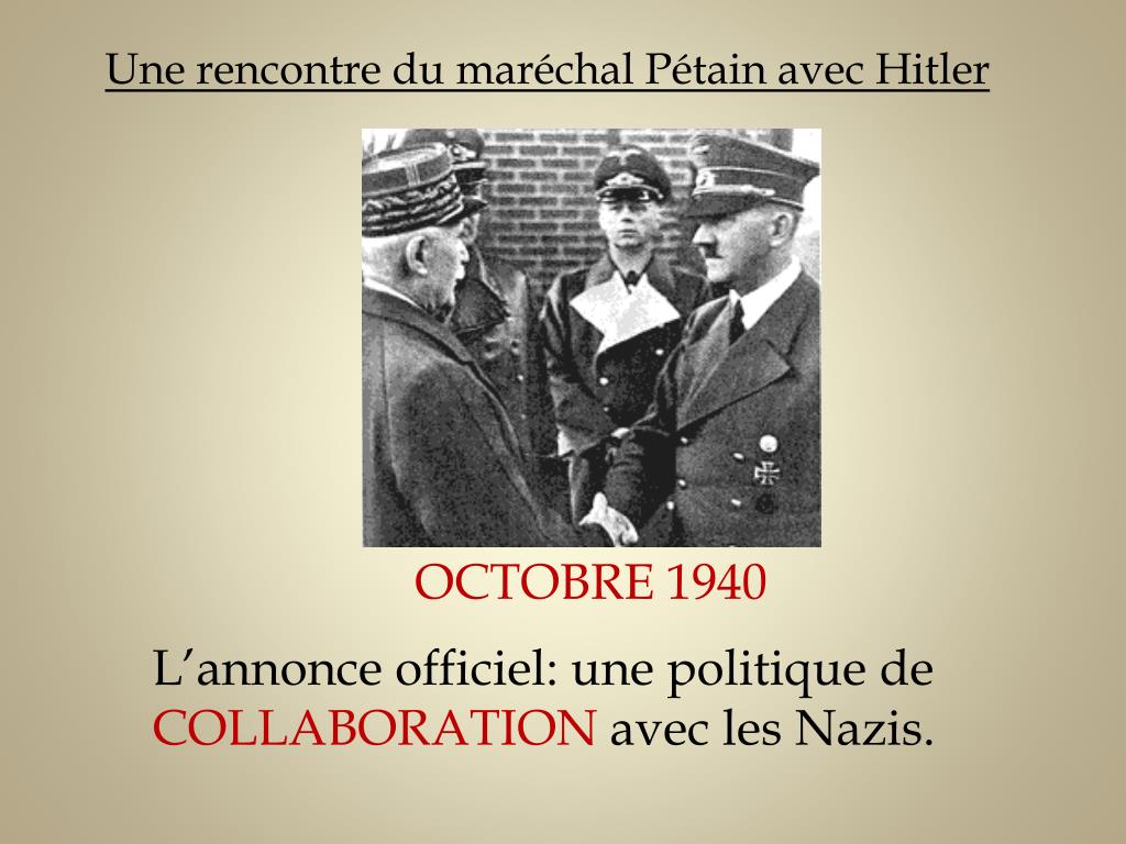 PPT - L’histoire courte de la France pendant la Seconde (Deuxième