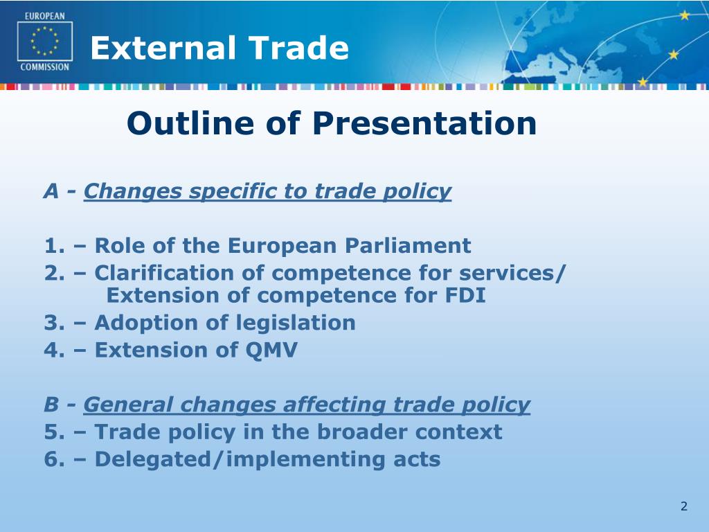 PPT - The impact of the Lisbon Treaty on trade policy PowerPoint ...