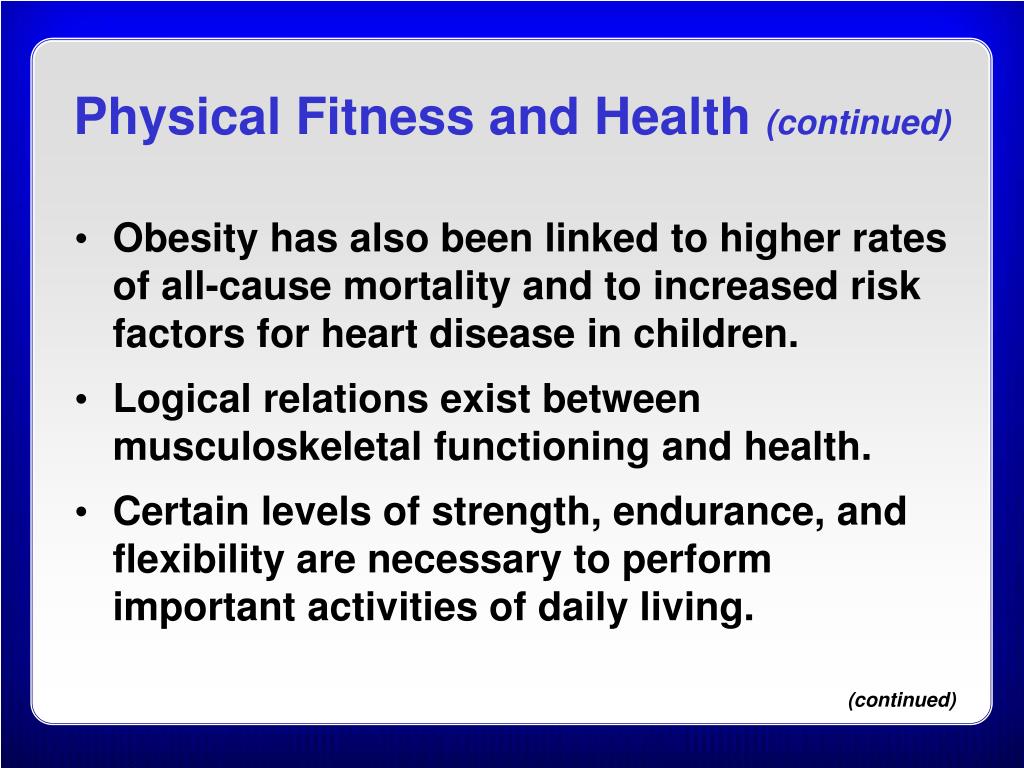 hypothesis about health and fitness