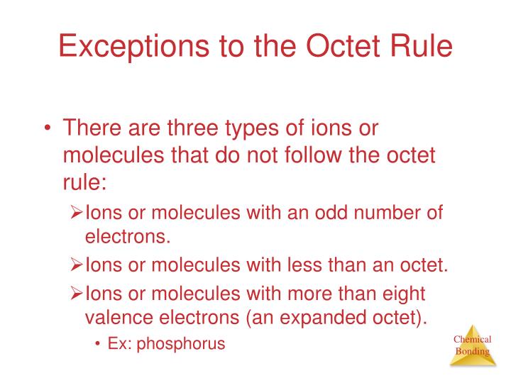 Which Elements Do Not Follow The Octet Rule