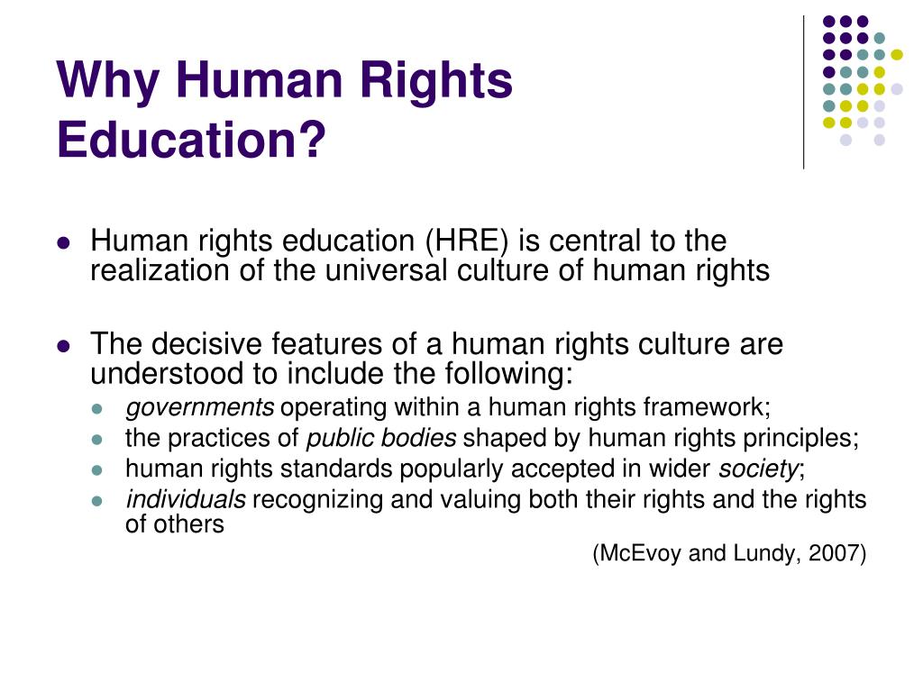 ppt on human rights education