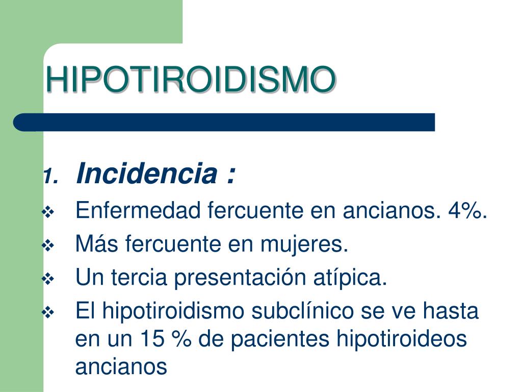 PPT - ENFERMEDAD TIROIDEA EN ADULTO MAYOR PowerPoint Presentation, free