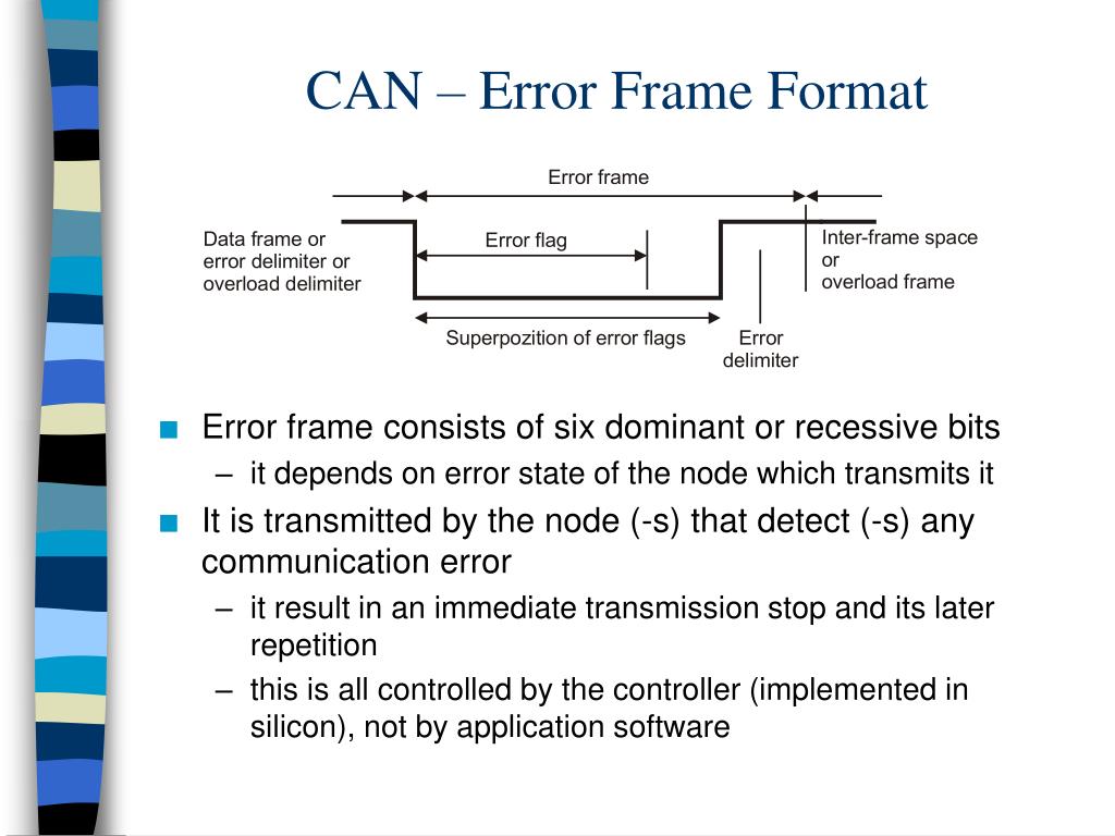 Can bus error frames webframes