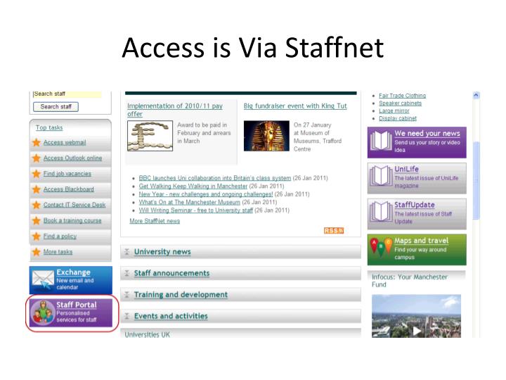 Staffnet PPT - Access is Via Staffnet PowerPoint Presentation, free download ...