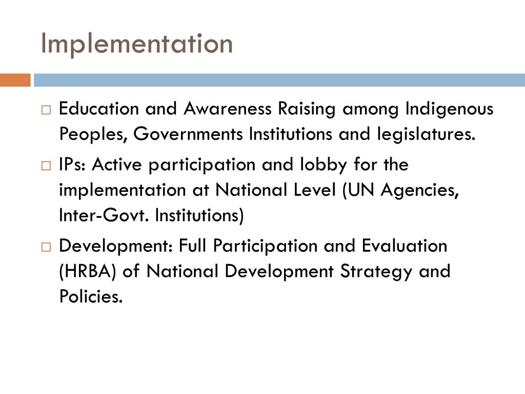 PPT - UNITED NATIONS DECLARATION ON THE RIGHTS OF INDIGENOUS PEOPLES ...