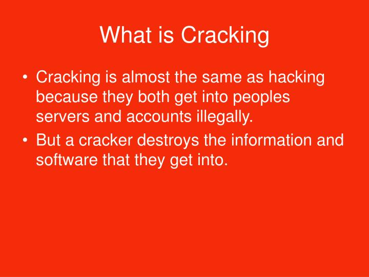 PPT Hacking And Cracking PowerPoint Presentation ID3531640