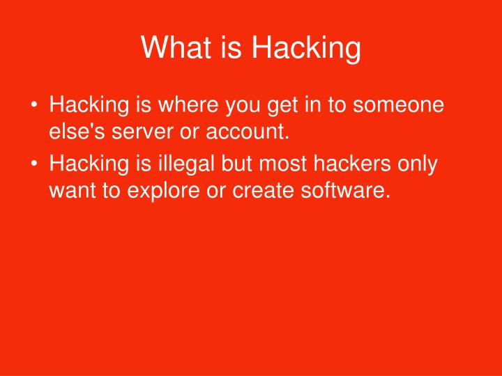 PPT Hacking And Cracking PowerPoint Presentation ID3531640
