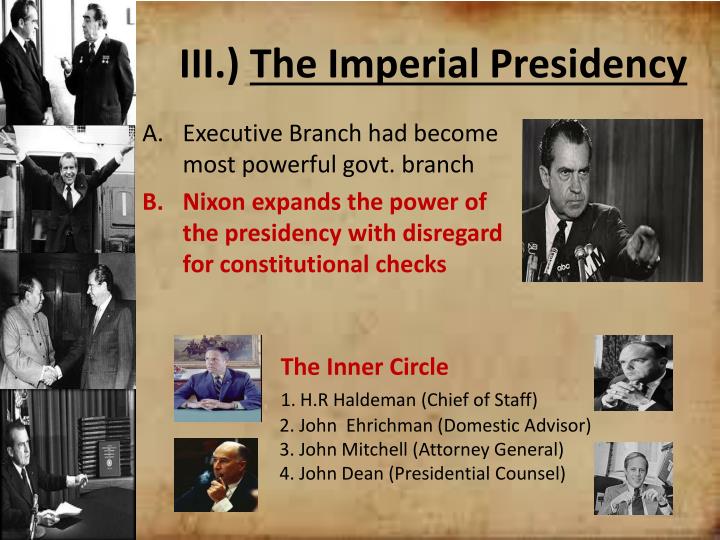 Essay On Imperial Presidency