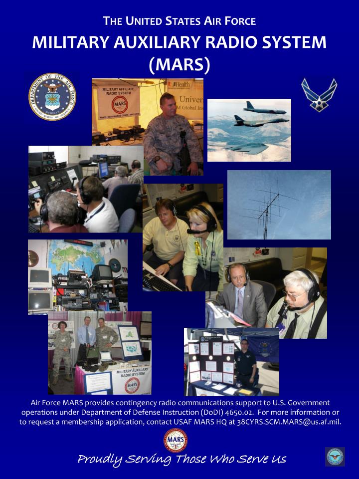 PPT T HE U NITED S TATES A IR F ORCE MILITARY AUXILIARY RADIO SYSTEM