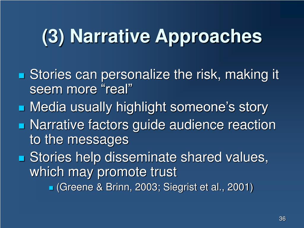 Narrative Risk Description Example PPT - Strategic Risk Communication Involving Environmental Health ...