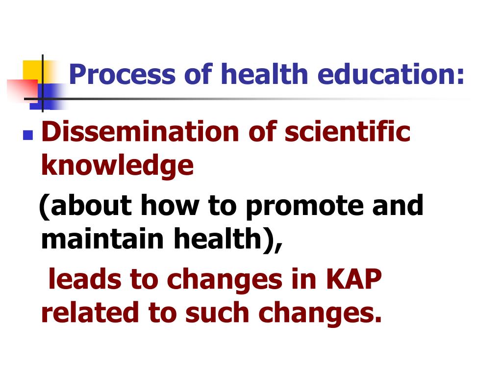 define health education slideshare
