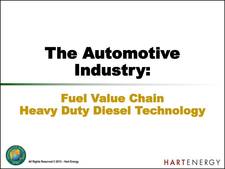 the automotive industry n.