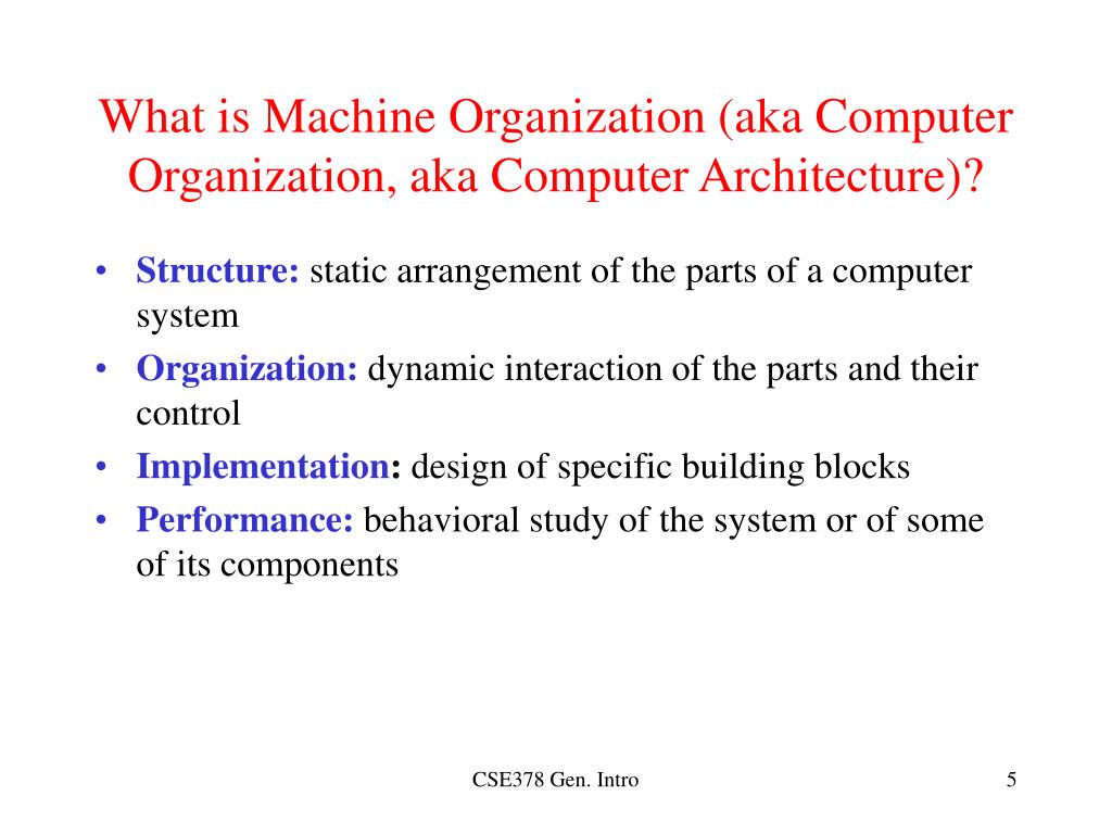 PPT - Machine Organization and Assembly Language Programming PowerPoint ...